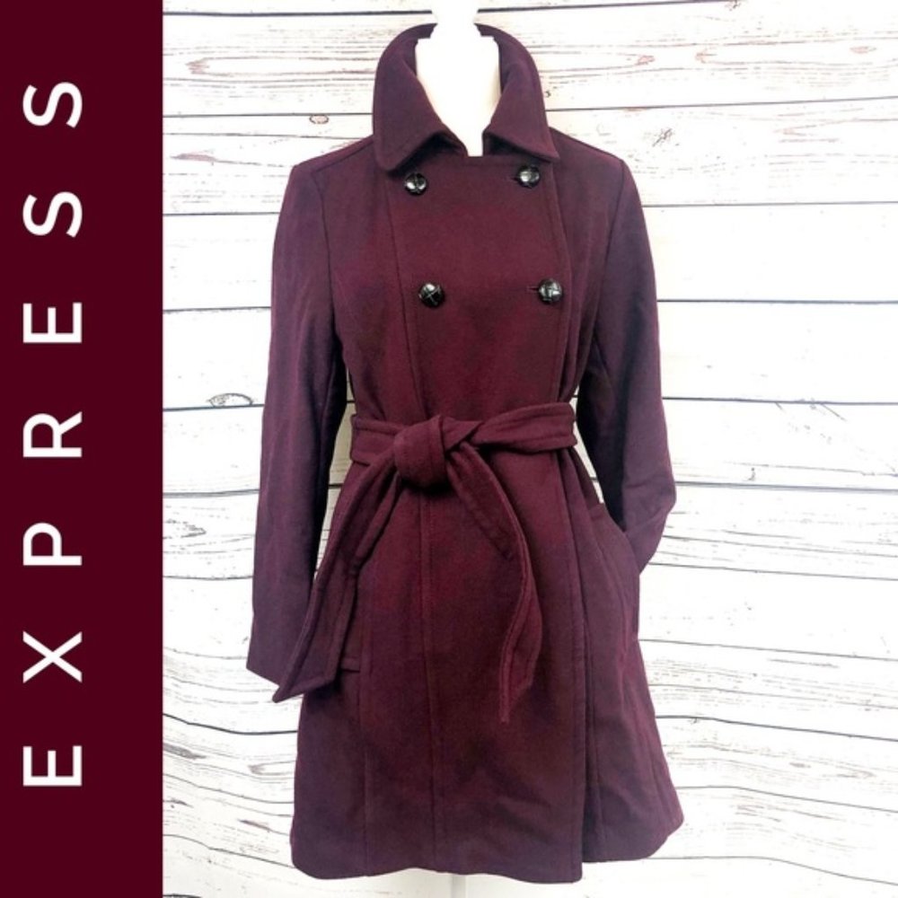 Express Peacoat / Trench Wool Winter Coat